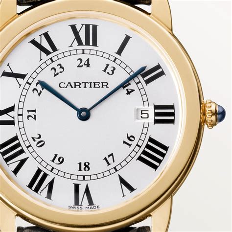 montre cartier ronde homme|montre cartier france.